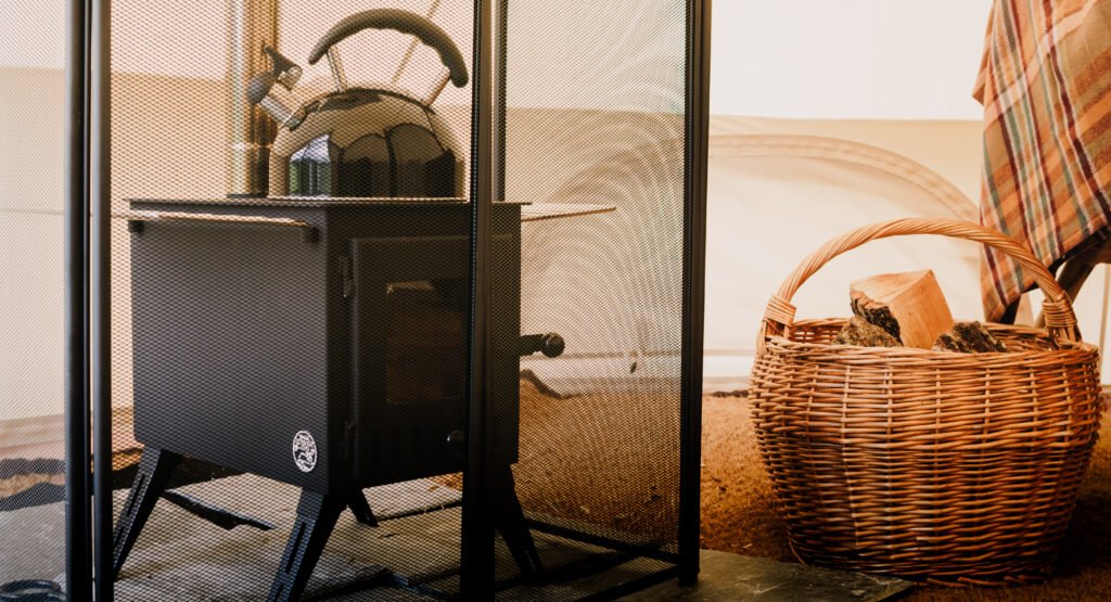 The Yurts 3 Yurt Log Burning Stove Daley Croft Boutique Glamping